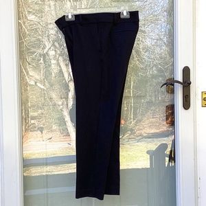 ANN TAYLOR FACTORY, black trouser pants, warm, women, size 6P